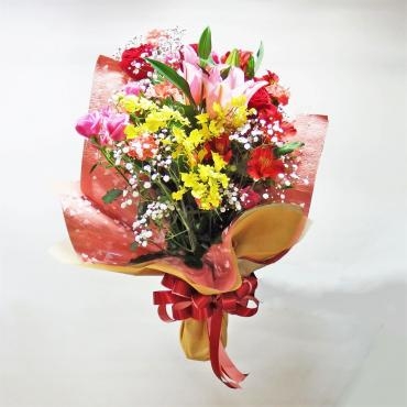送別会の花束 花屋ブログ 富山県富山市の花屋 フローリストボンマルセにフラワーギフトはお任せください 当店は 安心と信頼の花キューピット加盟店です 花キューピットタウン